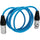 Kondor Blue Câble audio XLR mâle vers XLR femelle pour un son équilibré professionnel (5 pieds)