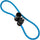 Kondor Blue 16” Straight Low Profile Right Angle XLR Cable (Kondor Blue)
