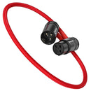 Kondor Blue 16” Straight Low Profile Right Angle XLR Cable (Cardinal Red)