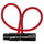 Kondor Blue 16” Straight Low Profile Right Angle XLR Cable (Cardinal Red)