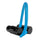 Kondor Blue 8” Straight Low Profile Right Angle XLR Cable (Kondor Blue)