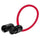 Kondor Blue 8” Straight Low Profile Right Angle XLR Cable (Cardinal Red)