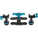 Kondor Blue Cine Magic Arm with NATO Clamps (Raven Black)