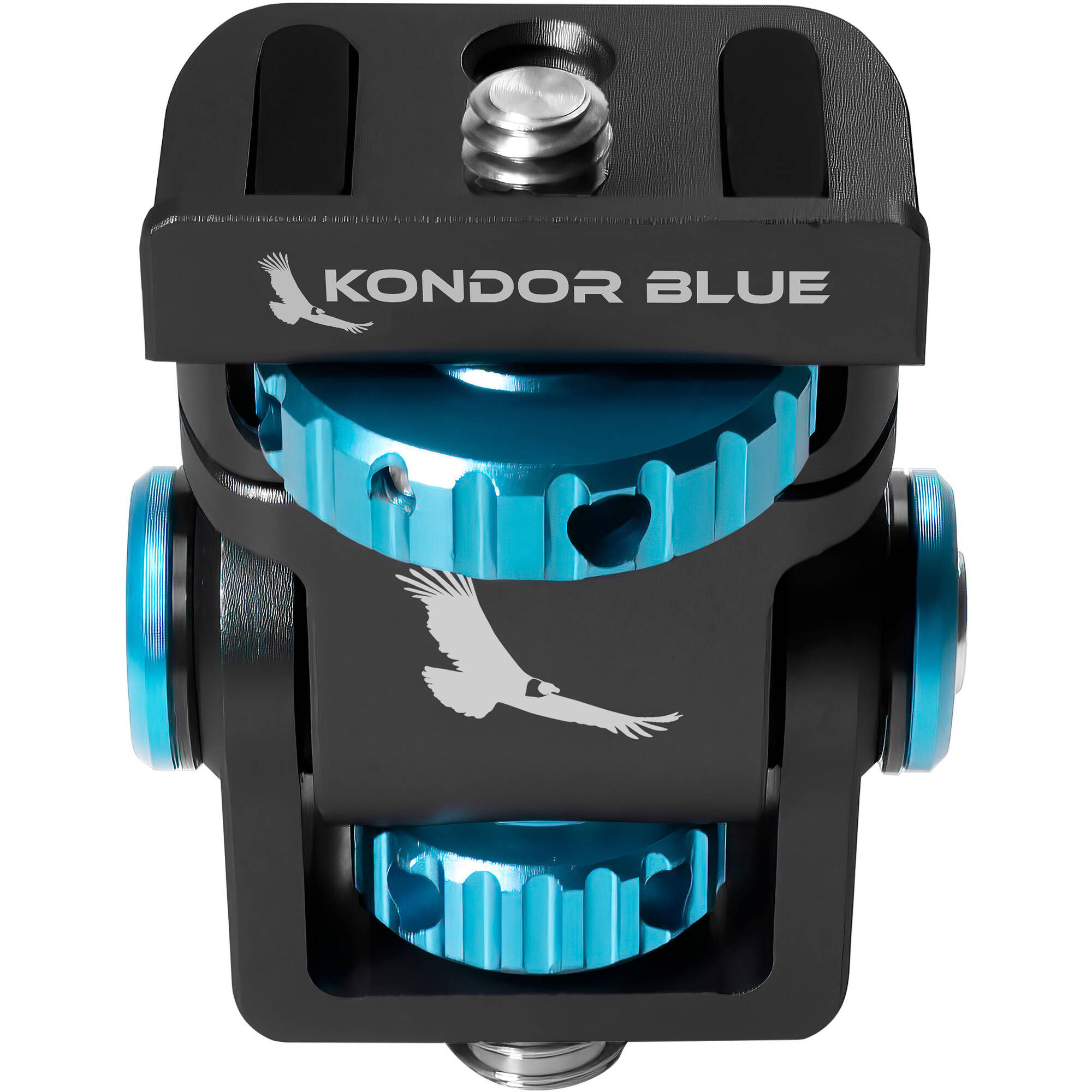 Kondor Blue Swivel Tilt Monitor Mount with Arri Pin (Pan/Tilt) (Raven Black)