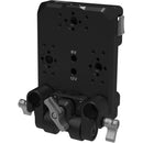 Kondor Blue Pro Gold Mount Battery Plate with Swiveling Rod Block (Raven Black)