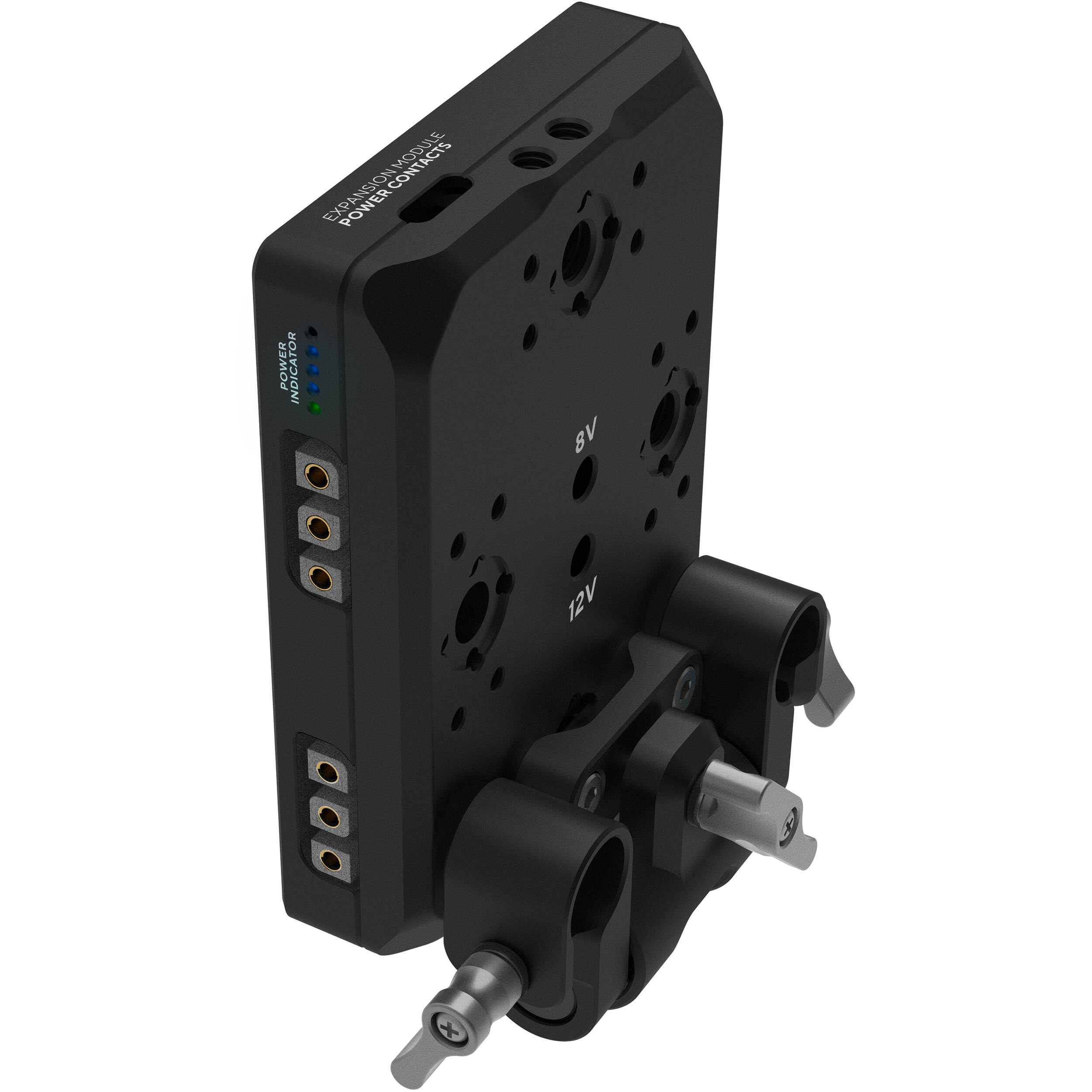 Kondor Blue Pro Gold Mount Battery Plate with Swiveling Rod Block (Raven Black)