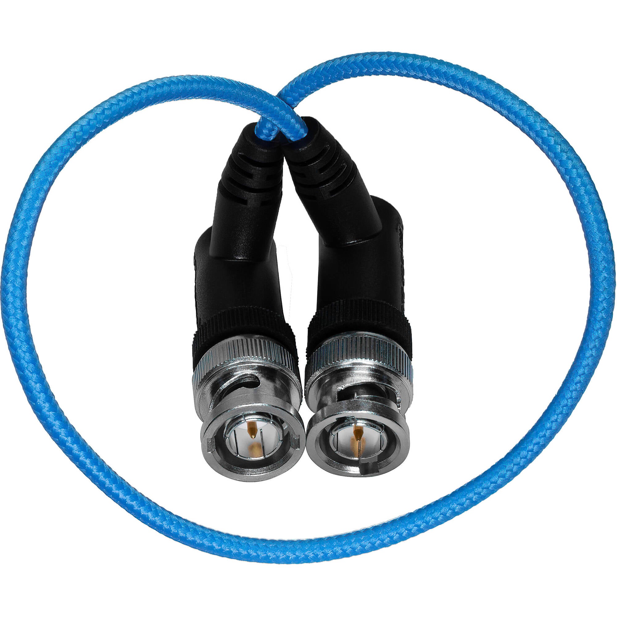 Câble vidéo Kondor Blue ultra fin 3G SDI à angle droit BNC (12")