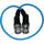 Kondor Blue Ultra Thin 3G SDI Video Cable Right Angle BNC (12")