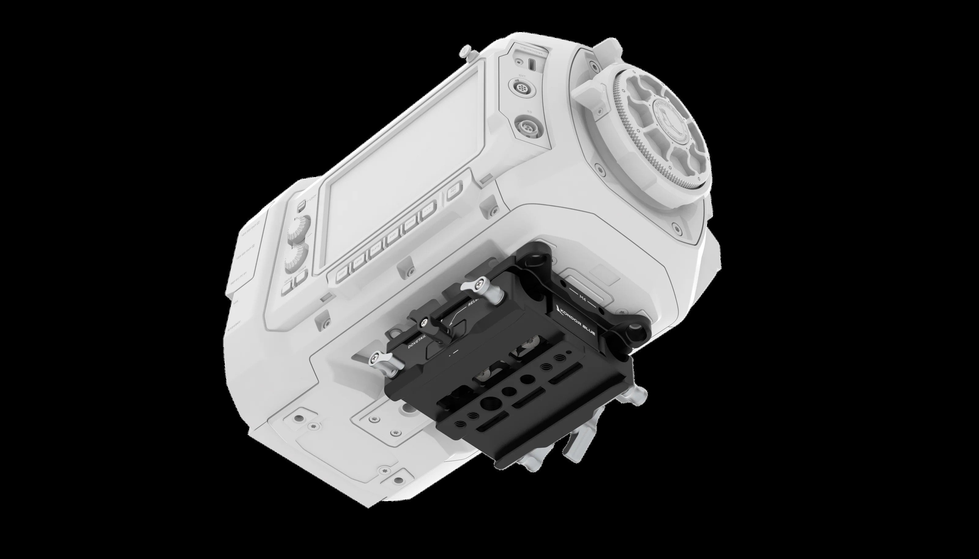 Kondor Blue URSA CINE LWS ARRI Bridge Plate (Raven Black)