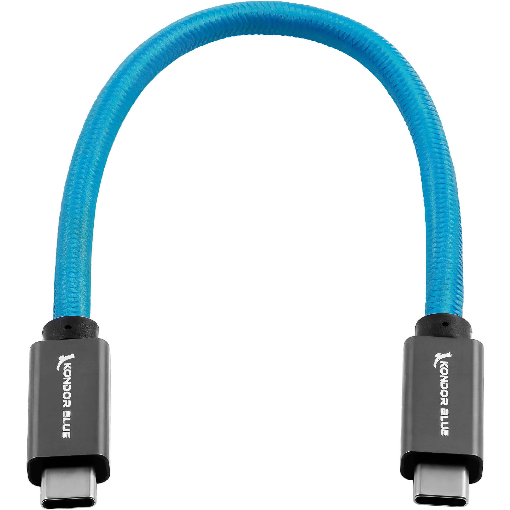 Câble haute vitesse Kondor Blue USB C vers USB C pour enregistrement SSD (8,5")