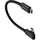 Kondor Blue USB C to USB C Cable for SSD Recording & Charging - 8K Data and Power Delivery (Right Angle) (8.5") (Raven Black)