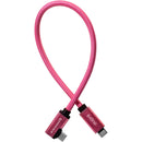 Kondor Blue iJustine Pink USB C 3.1 Data and Charging Cable 10Gb/s Data Speed & 100W Power Delivery (1 FT)