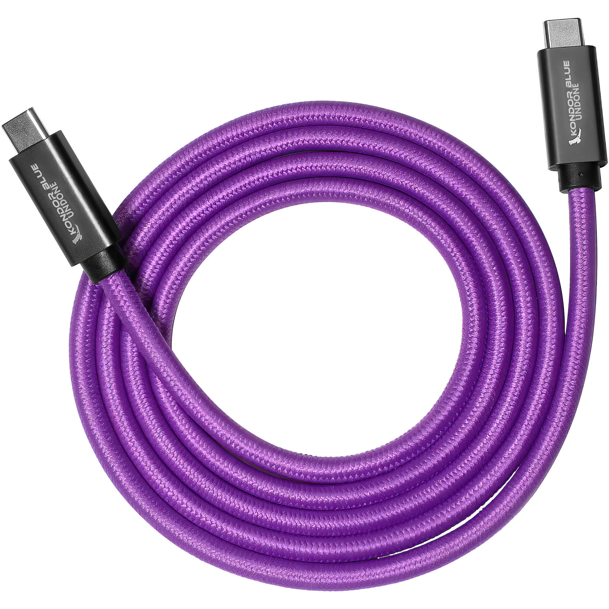Kondor Blue Gerald Undone 4FT USB-C 3.2 Cable for Data Transfer & Charging - 100W Power Delivery