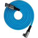 Kondor Blue USB A TO USB C RIGHT ANGLE HIGH SPEED DATA AND POWER CABLE 3A 60W 5G (10 FEET)