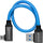 Kondor Blue 12" USB-C vers USB-A angle droit vers angle droit