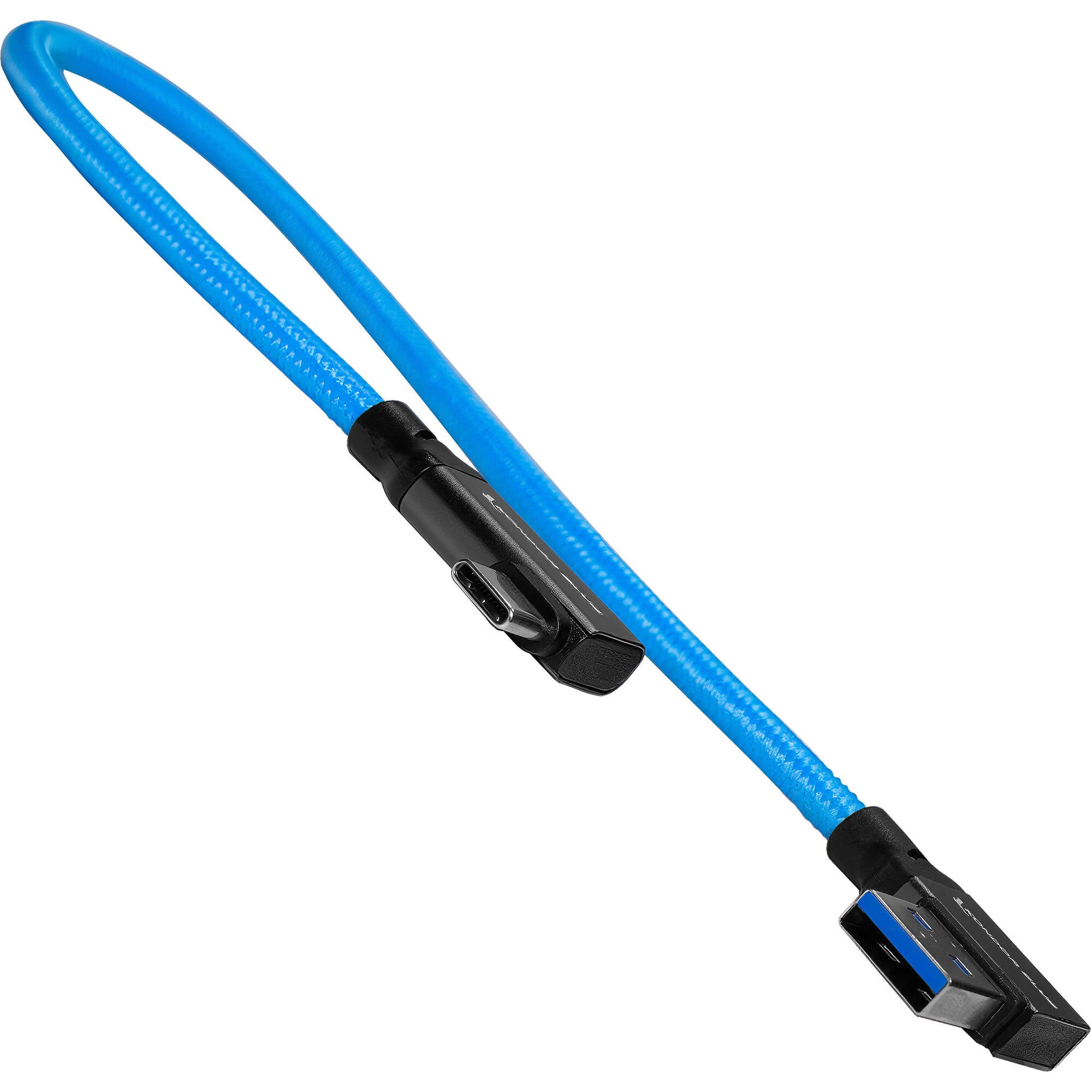 Kondor Blue 12” USB-C to USB-A Right Angle to Right Angle