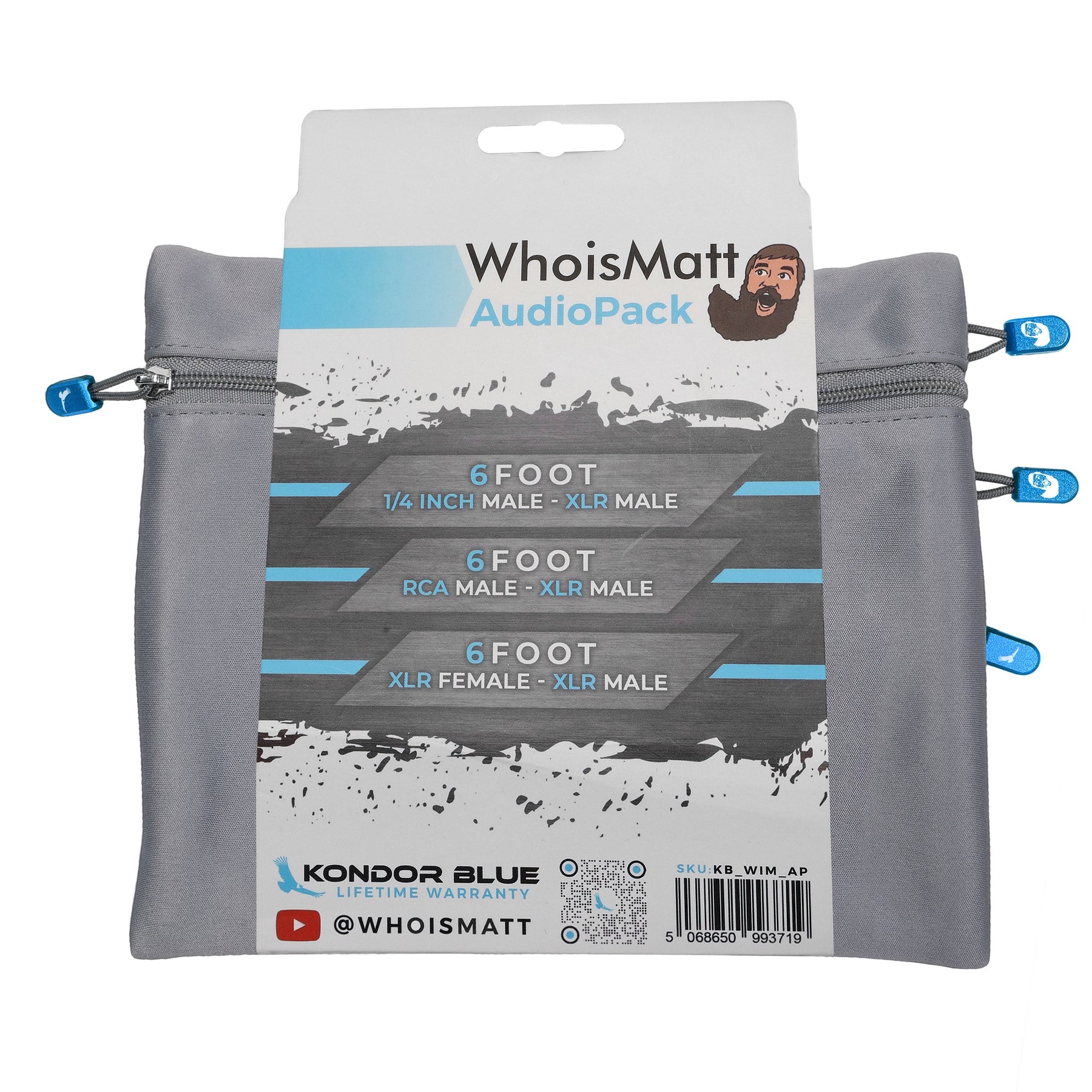 Kondor Blue WhoisMatt 6 pieds RCA vers XLR mâle