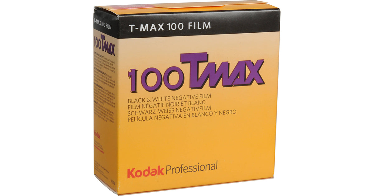Kodak Professional T-Max 100 Black and White Negative Film (35mm Roll Film, 100' Roll)