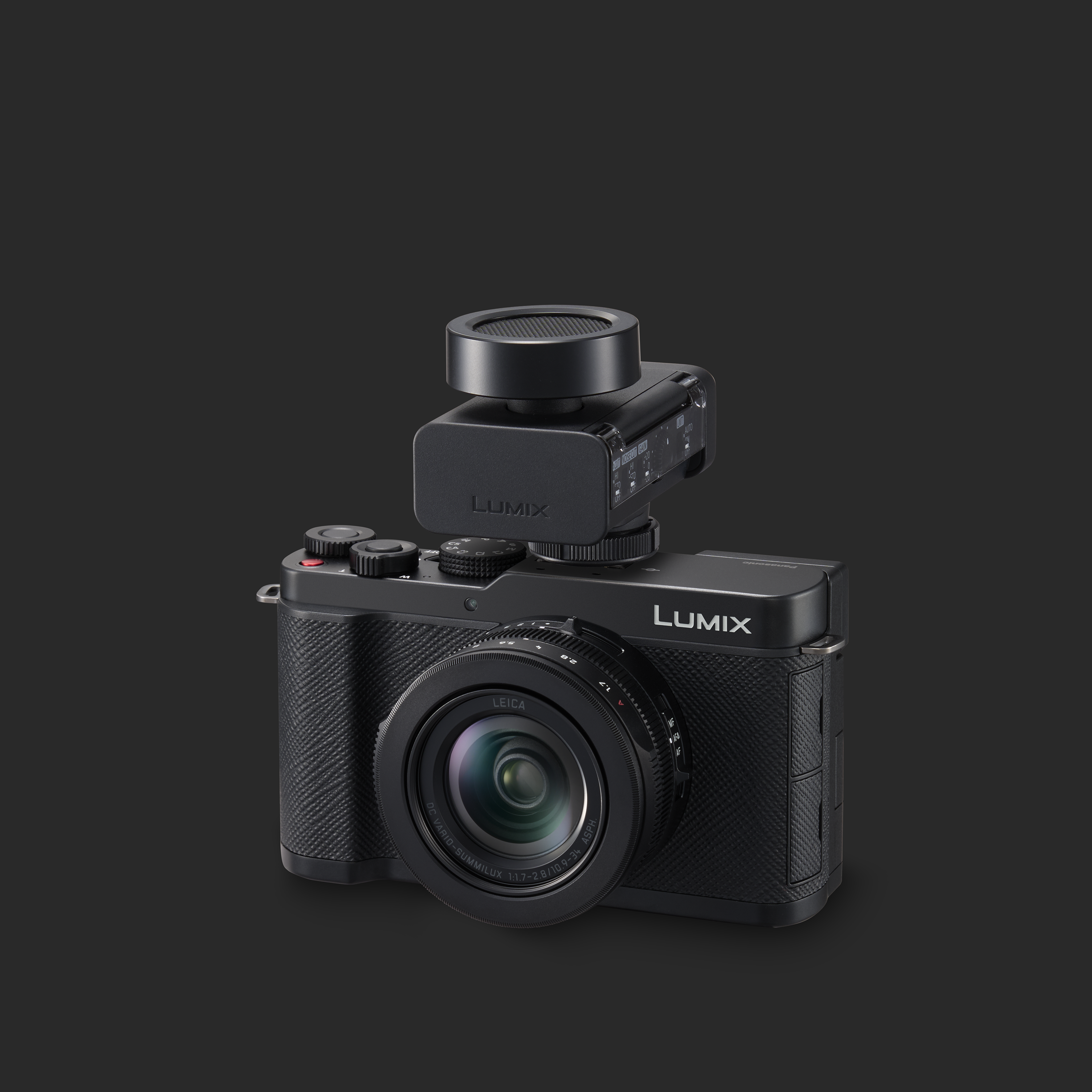 Panasonic Lumix L10 Digital Camera with  24-75mm F1.7-2.8 Leica Lens (Black)