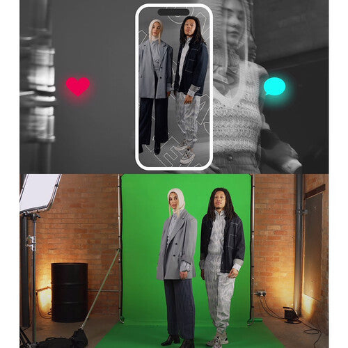 Manfrotto EzyFrame Background Set (Chroma Green, 6.5 x 7.5')