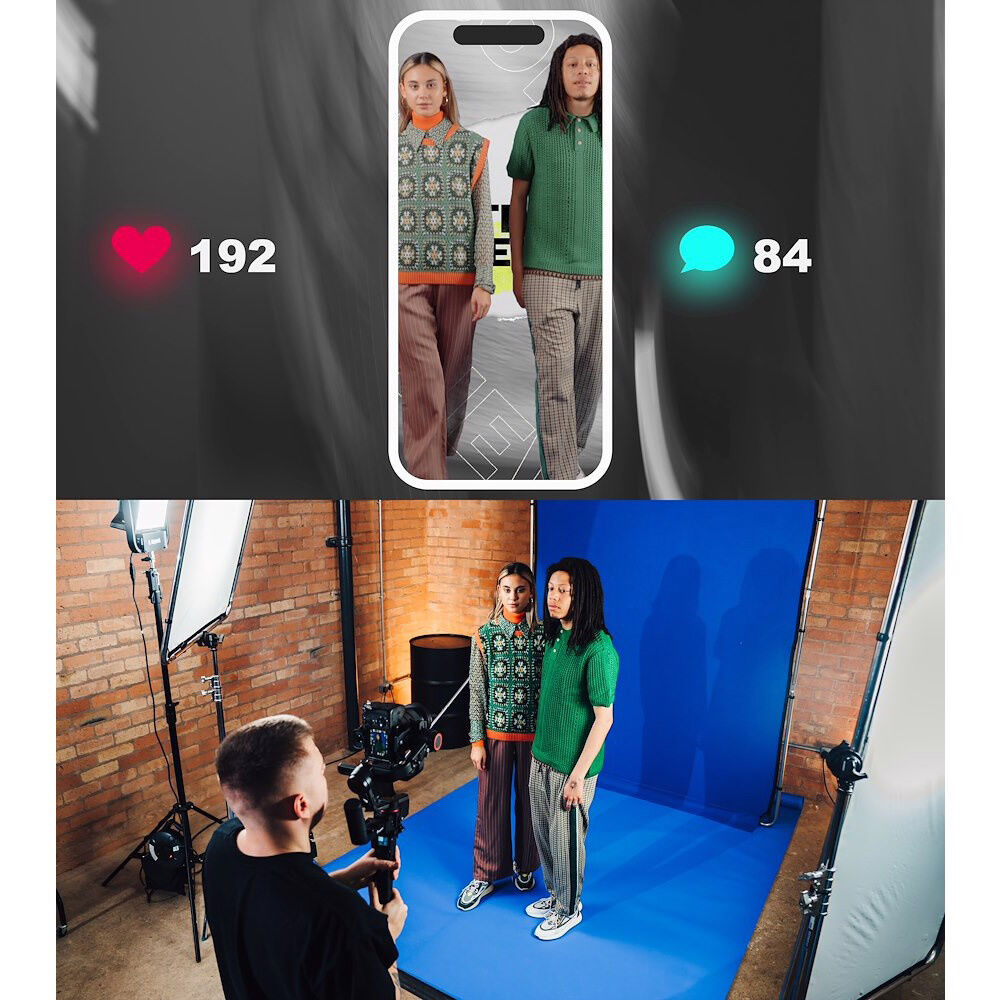 Manfrotto EzyFrame Background Set (Chroma Blue, 6.5 x 7.5')