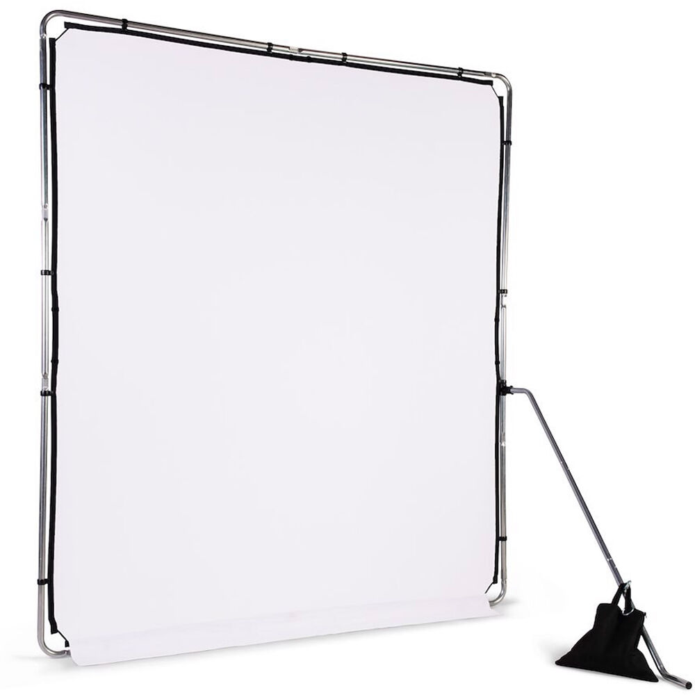 Manfrotto EzyFrame Background Set (White, 6.5 x 7.5')