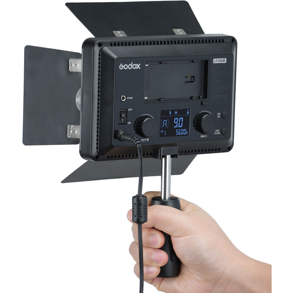 Godox LF308BI Variable Color LED Video Light with Flash Sync