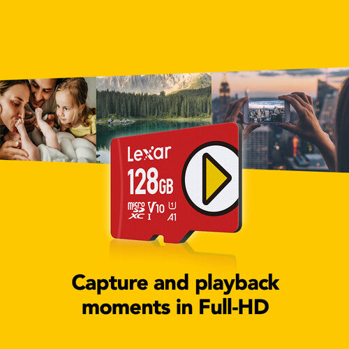 Lexar 128GB PLAY UHS-I microSDXC Memory Card