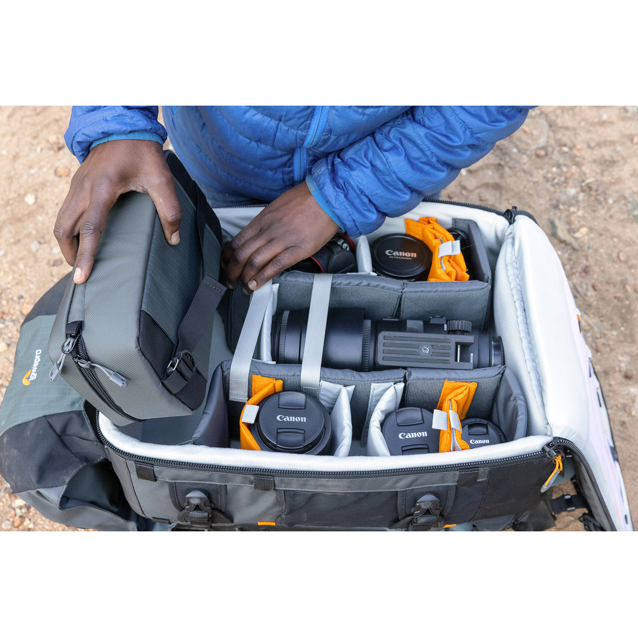 Lowepro Pro Trekker BP 550 AW II Backpack (Grey/Black)