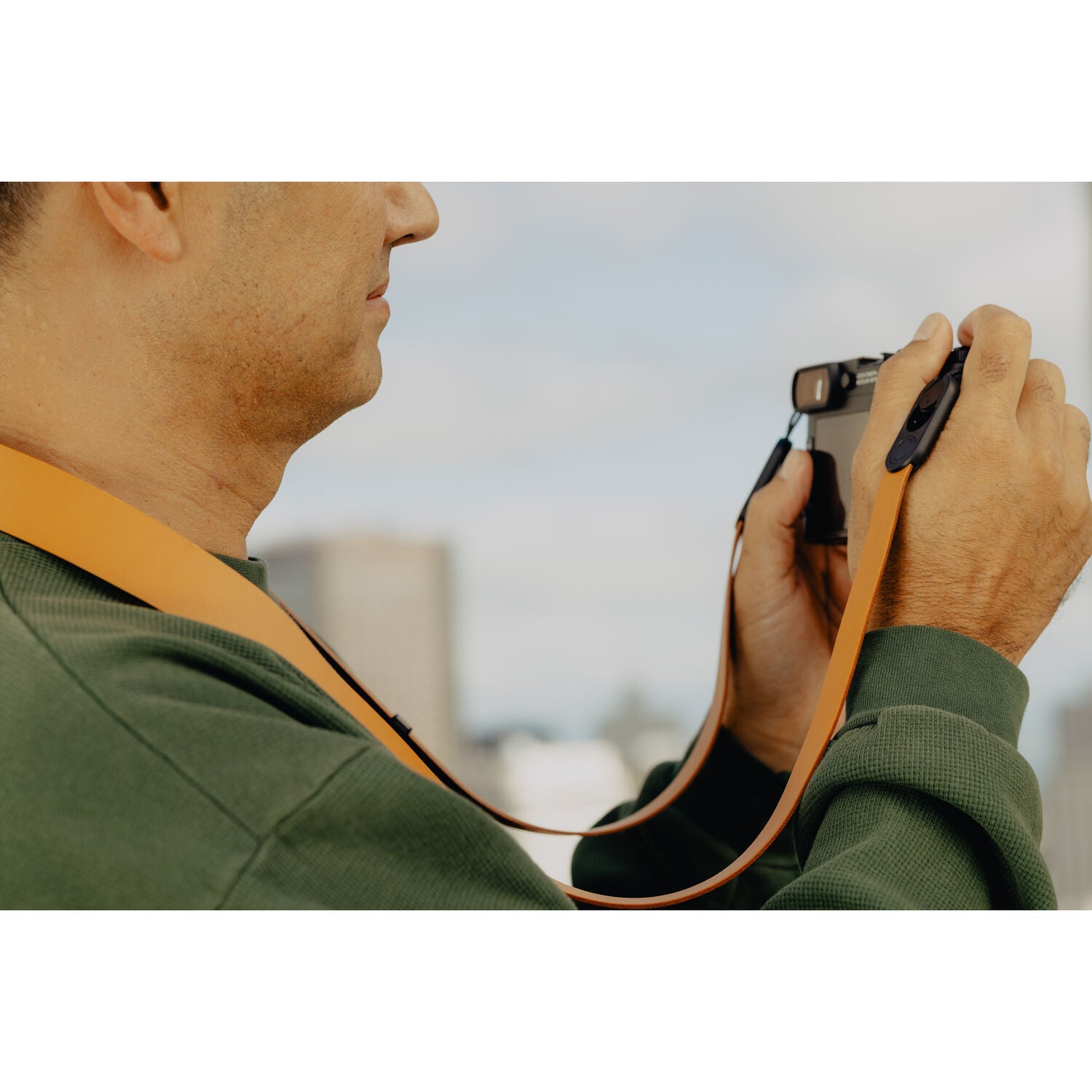 Peak Design Form Leather Camera Strap (Amber, 52.6")