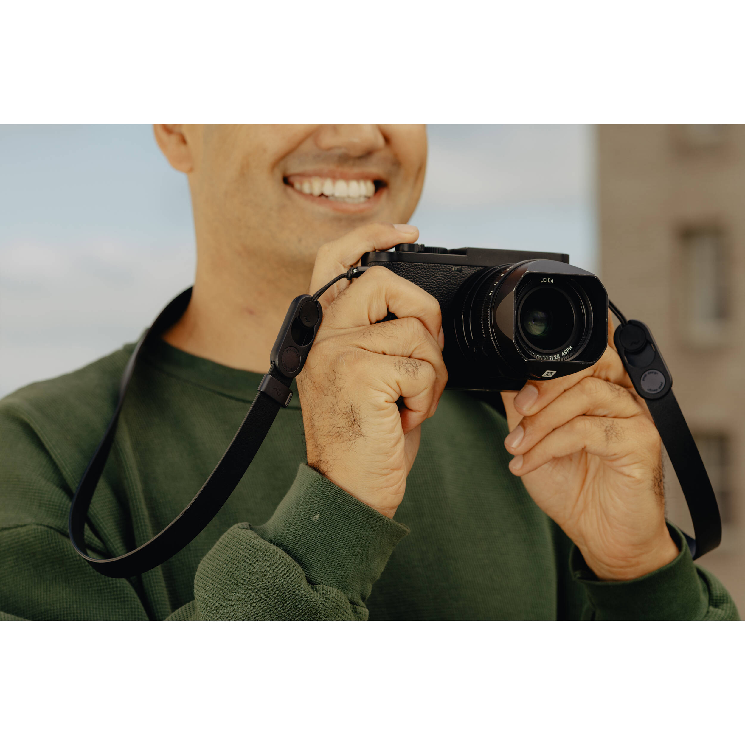 Peak Design Form Leather Camera Strap (Black, 52.6")