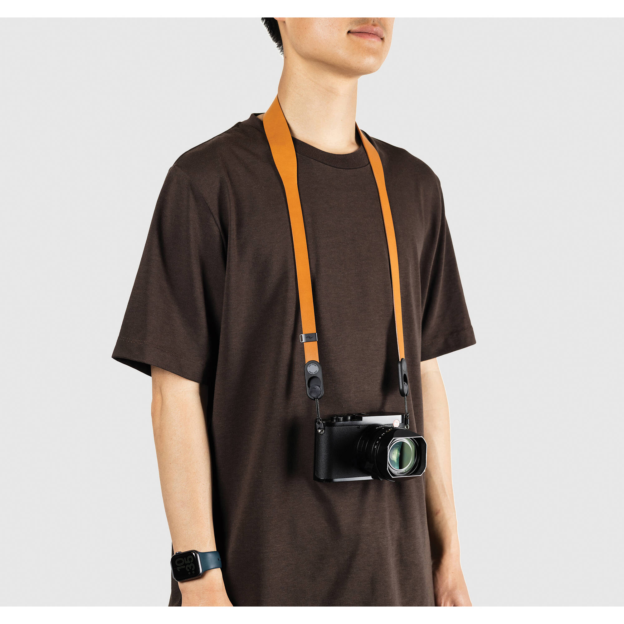 Peak Design Form Leather Camera Strap (Amber, 40.8")