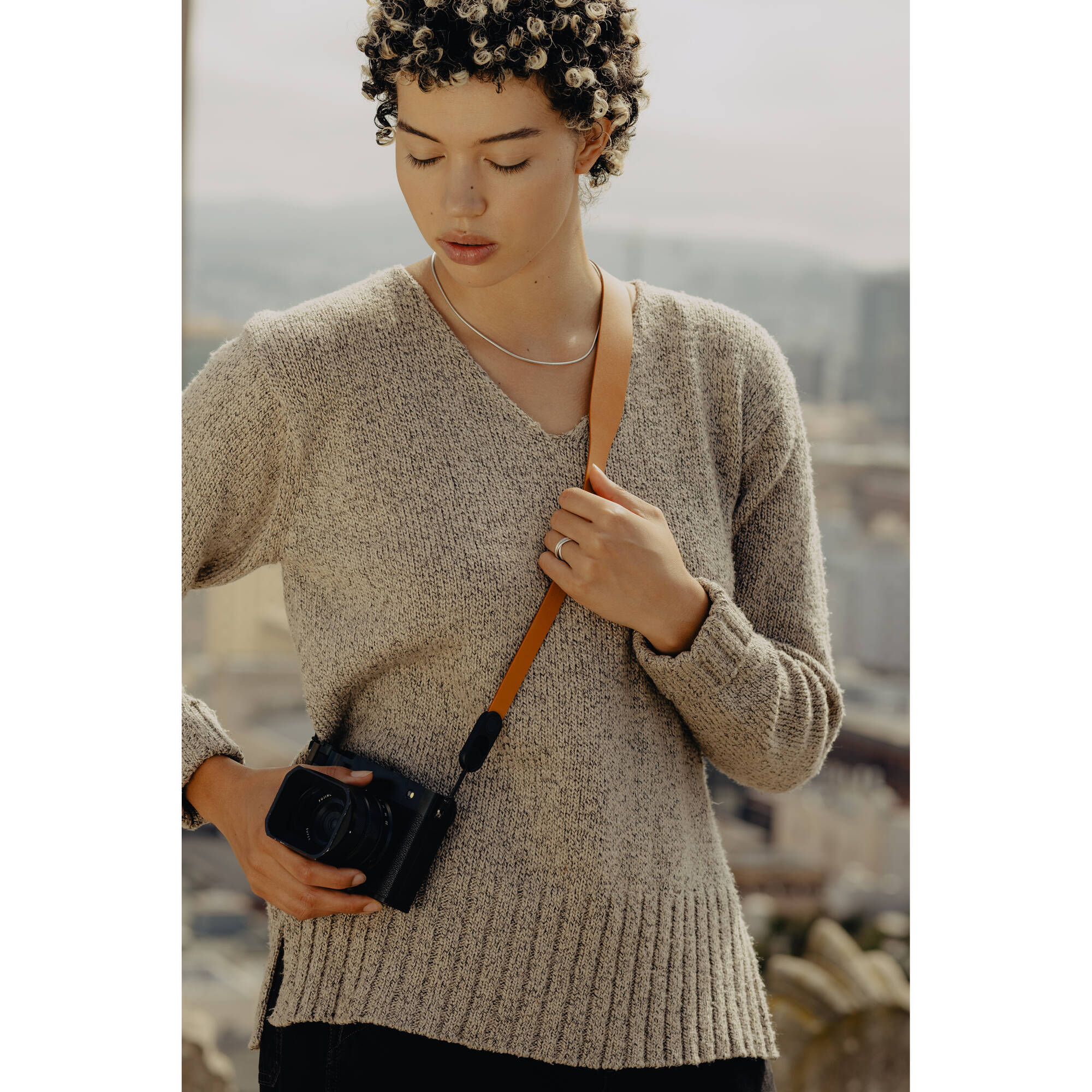 Peak Design Form Leather Camera Strap (Amber, 40.8")