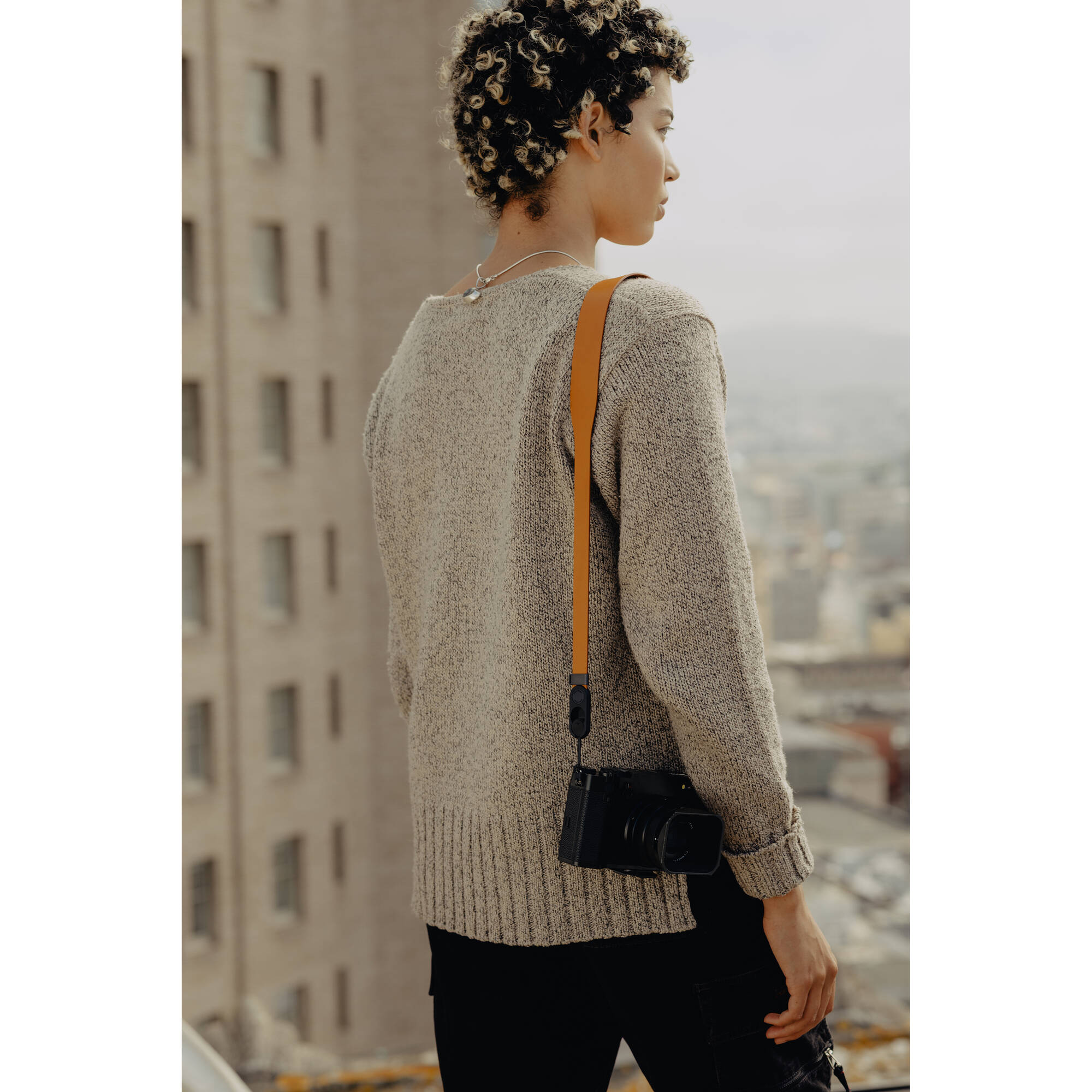 Peak Design Form Leather Camera Strap (Amber, 40.8")