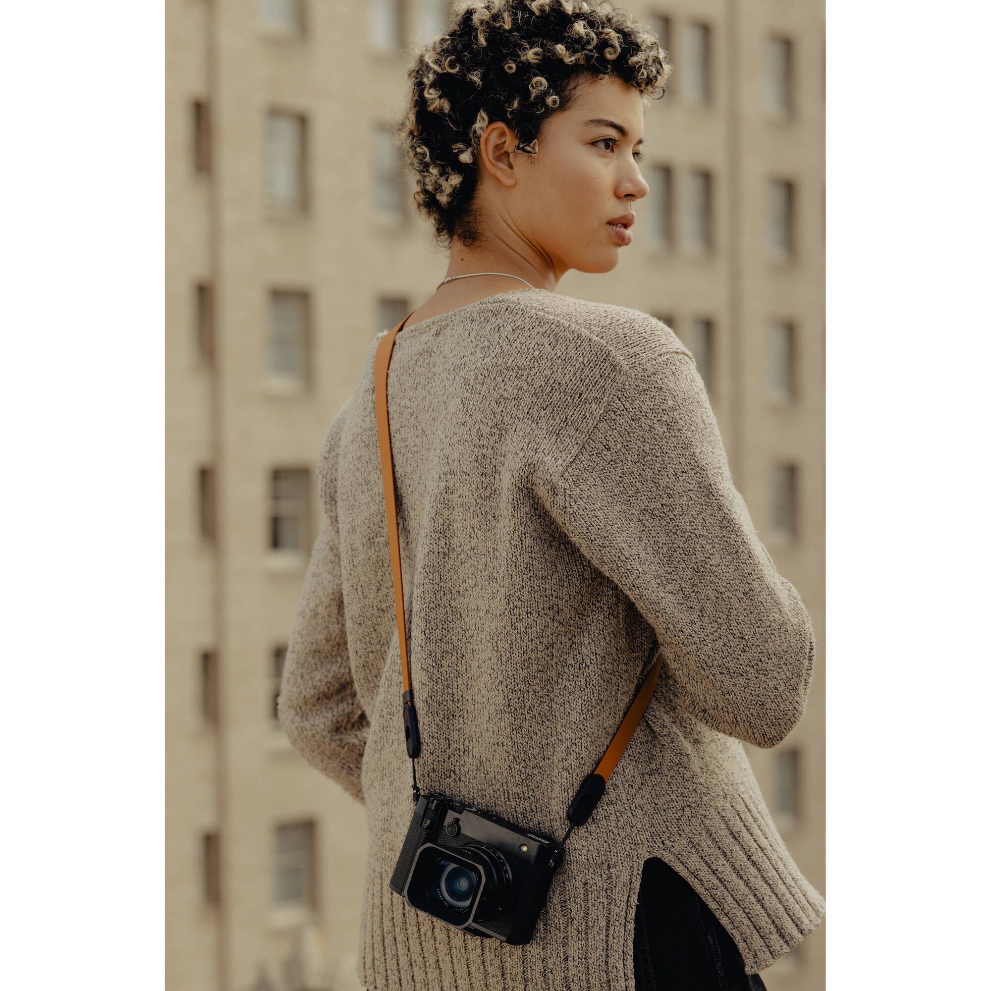 Peak Design Form Leather Camera Strap (Amber, 46.7")