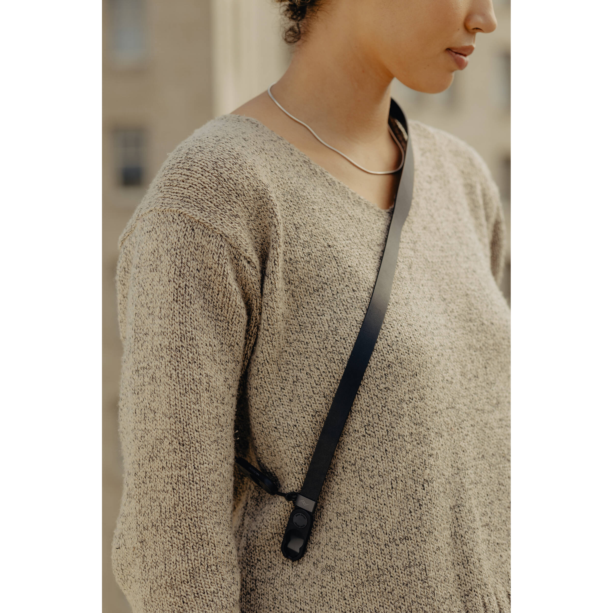 Peak Design Form Leather Camera Strap (Black, 46.7")