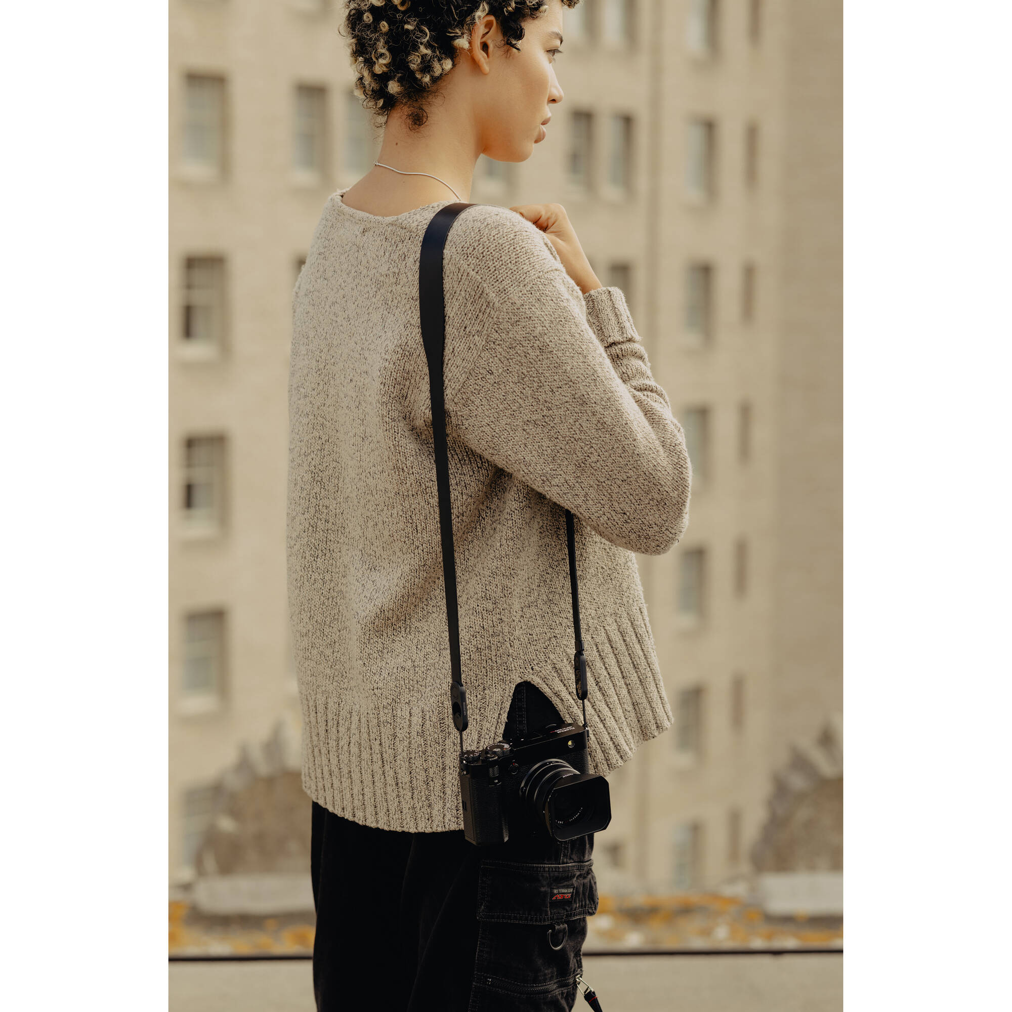 Peak Design Form Leather Camera Strap (Black, 46.7")