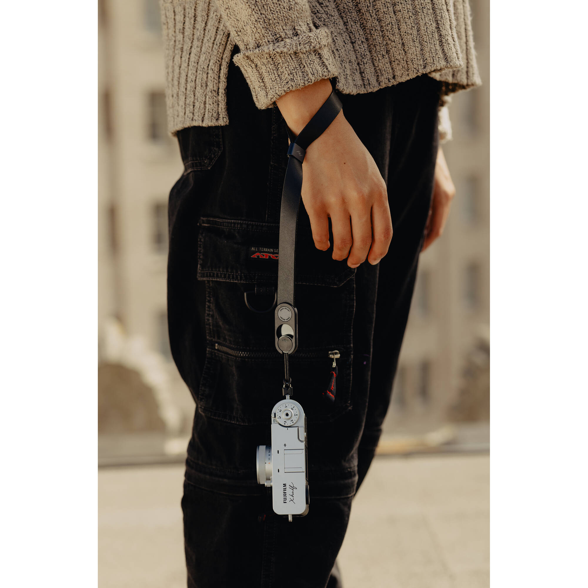 Peak Design Cuff Leather Camera Wrist Strap (Black)