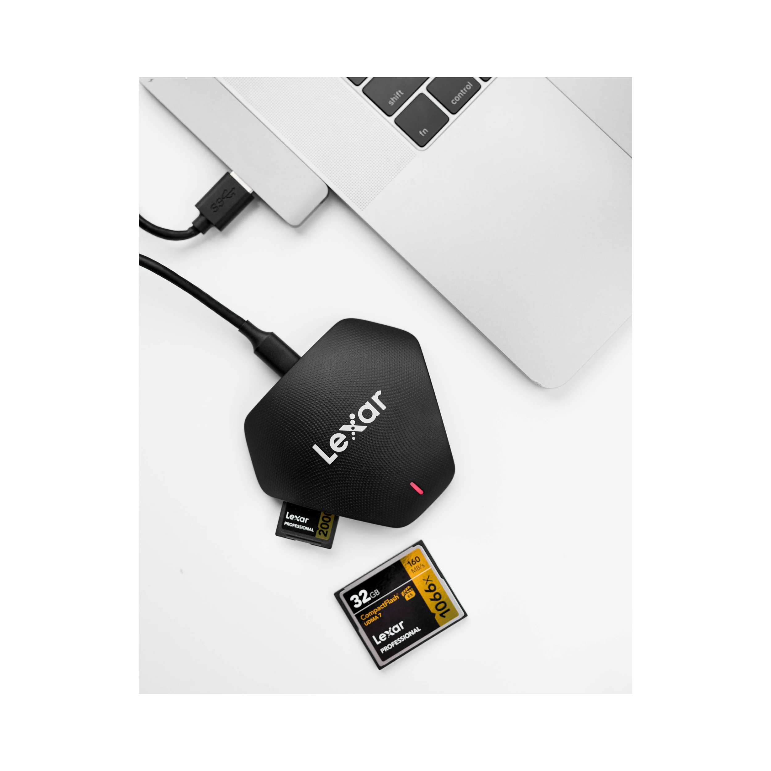 Lexar Professional Multi-Card 3-in-1 USB 3.0 Reader- Damaged Box