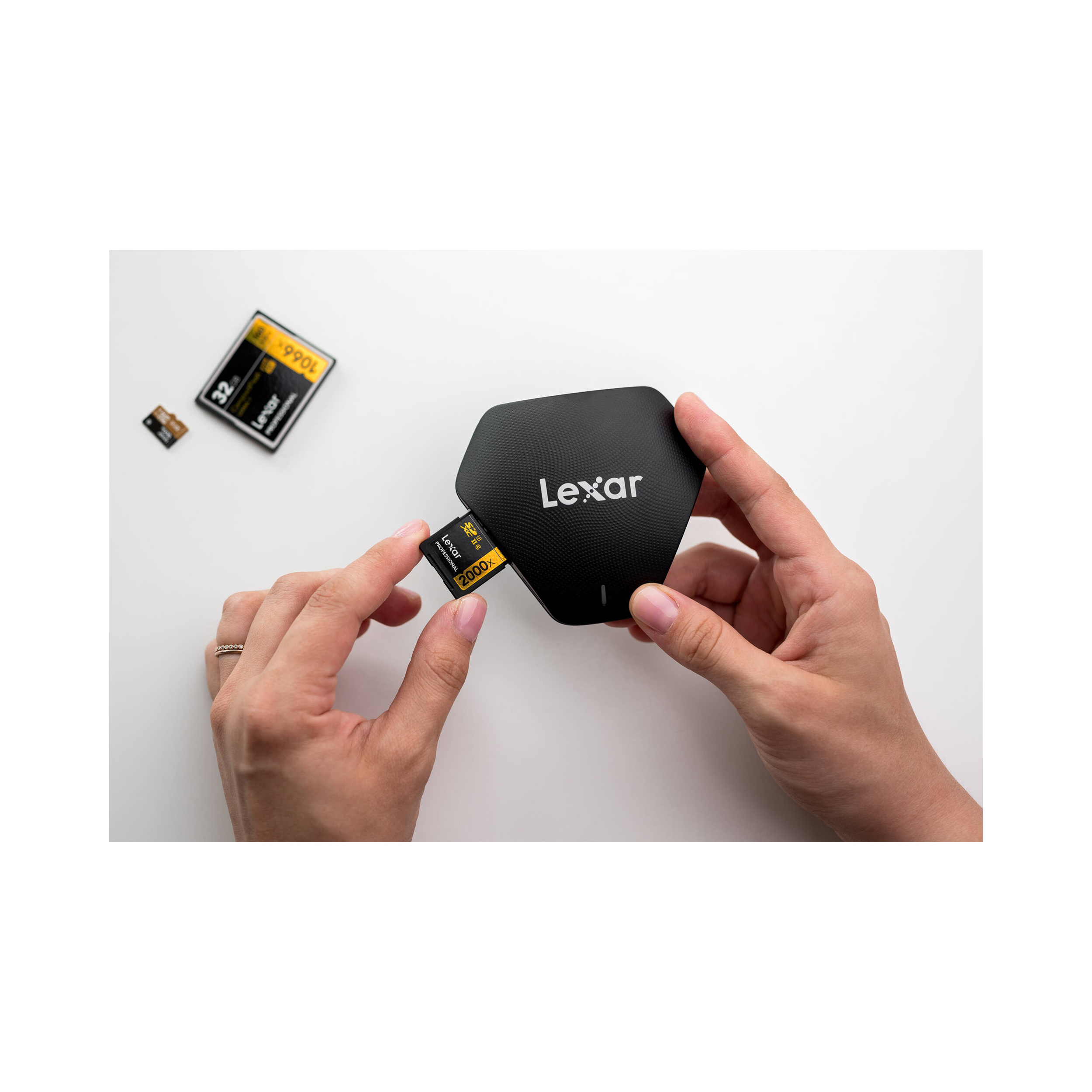 Lexar Professional Multi-Card 3-in-1 USB 3.0 Reader- Damaged Box