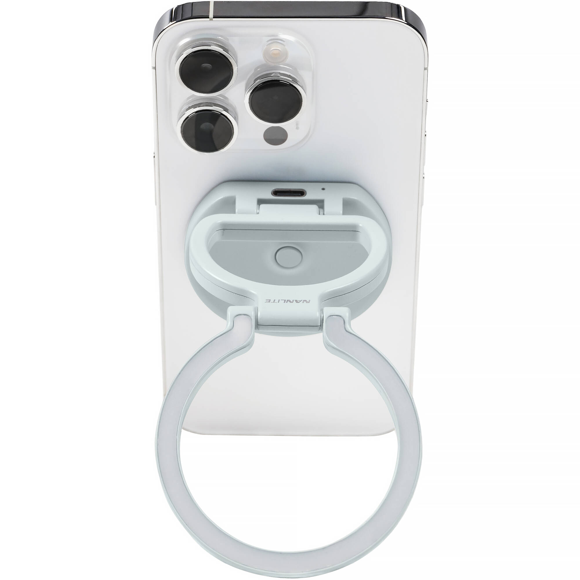 Nanlite Lumo Bi-Color LED Ring Light (Mint Blue)