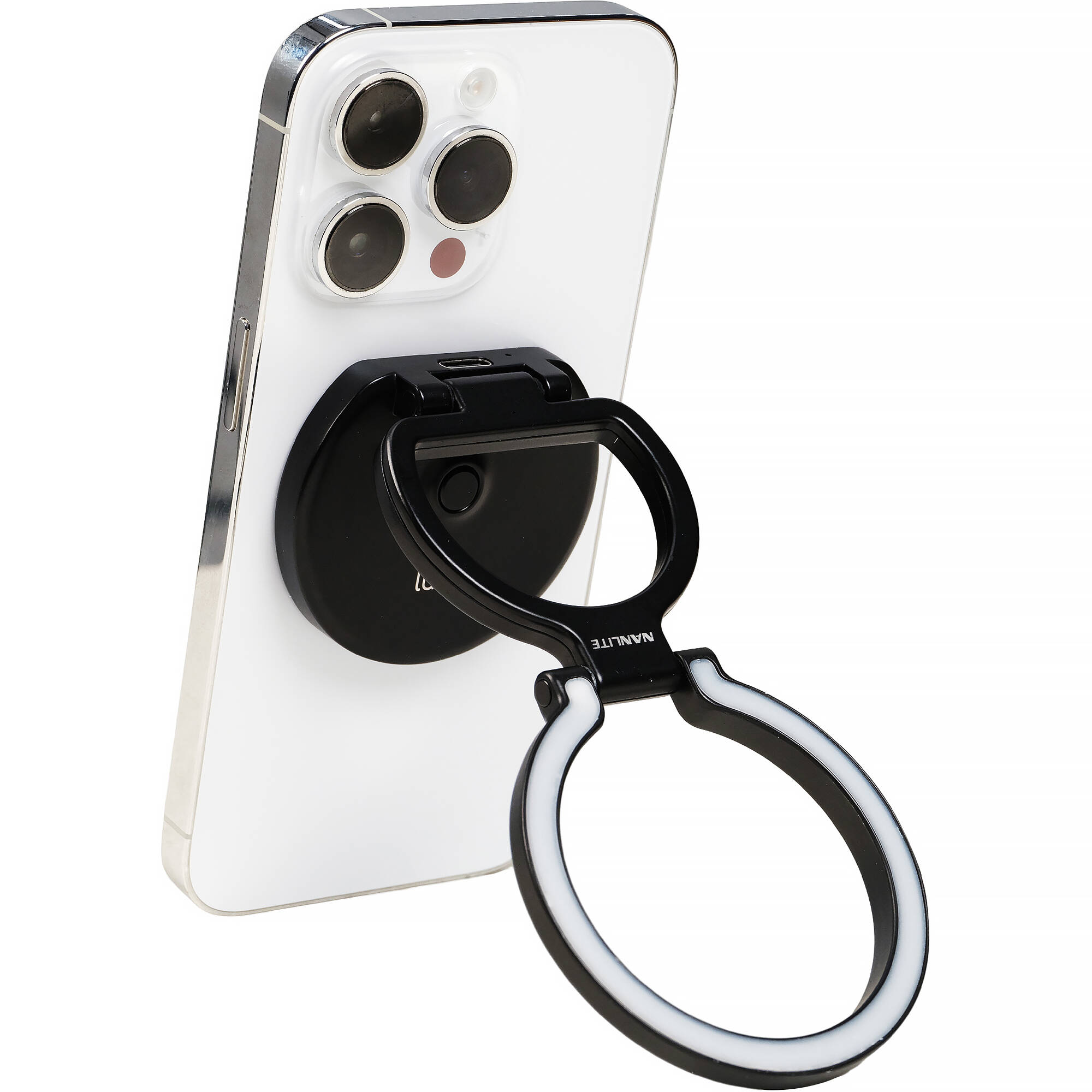 Nanlite Lumo Bi-Color LED Ring Light (Polar Black)