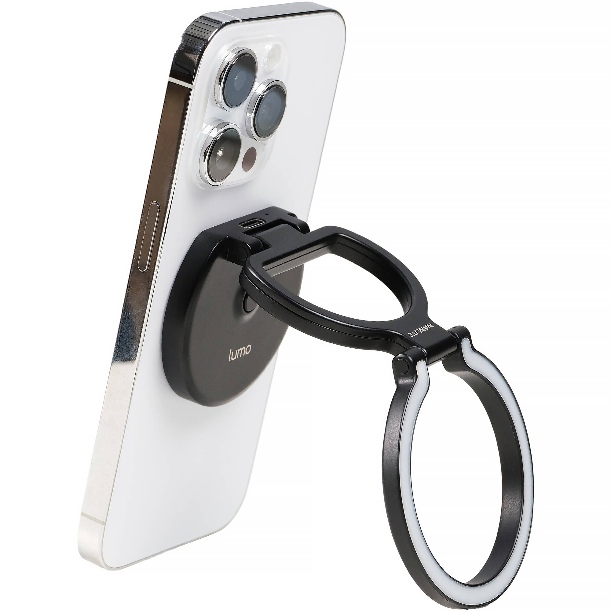 Nanlite Lumo Bi-Color LED Ring Light (Polar Black)
