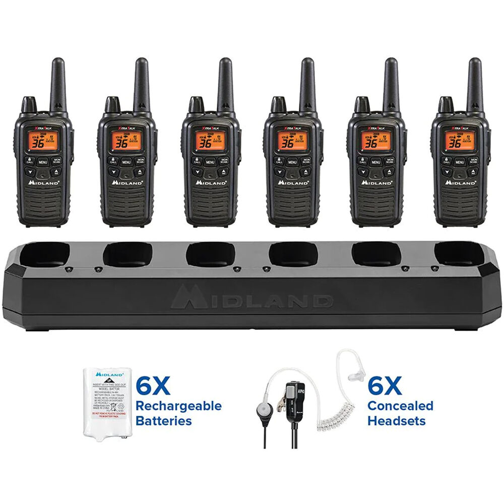 Midland BizTalk License Free 2-way Business Radios (6 Pack)