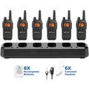 Midland BizTalk License Free 2-way Business Radios (6 Pack)