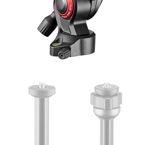 Manfrotto MVH400AH Tête vidéo fluide en direct légère et conviviale Be Free, Noir - Boîte ouverte