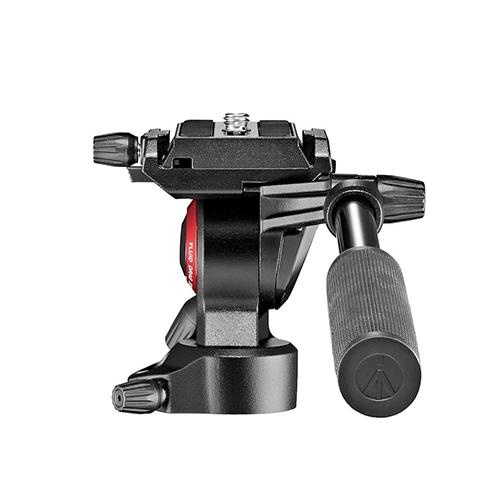 Manfrotto MVH400AH Tête vidéo fluide en direct légère et conviviale Be Free, Noir - Boîte ouverte