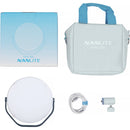 Nanlite miro 30c RGB Round LED Light Panel (Midnight Blue)