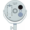 Nanlite miro 30c RGB Round LED Light Panel (Mint Blue)