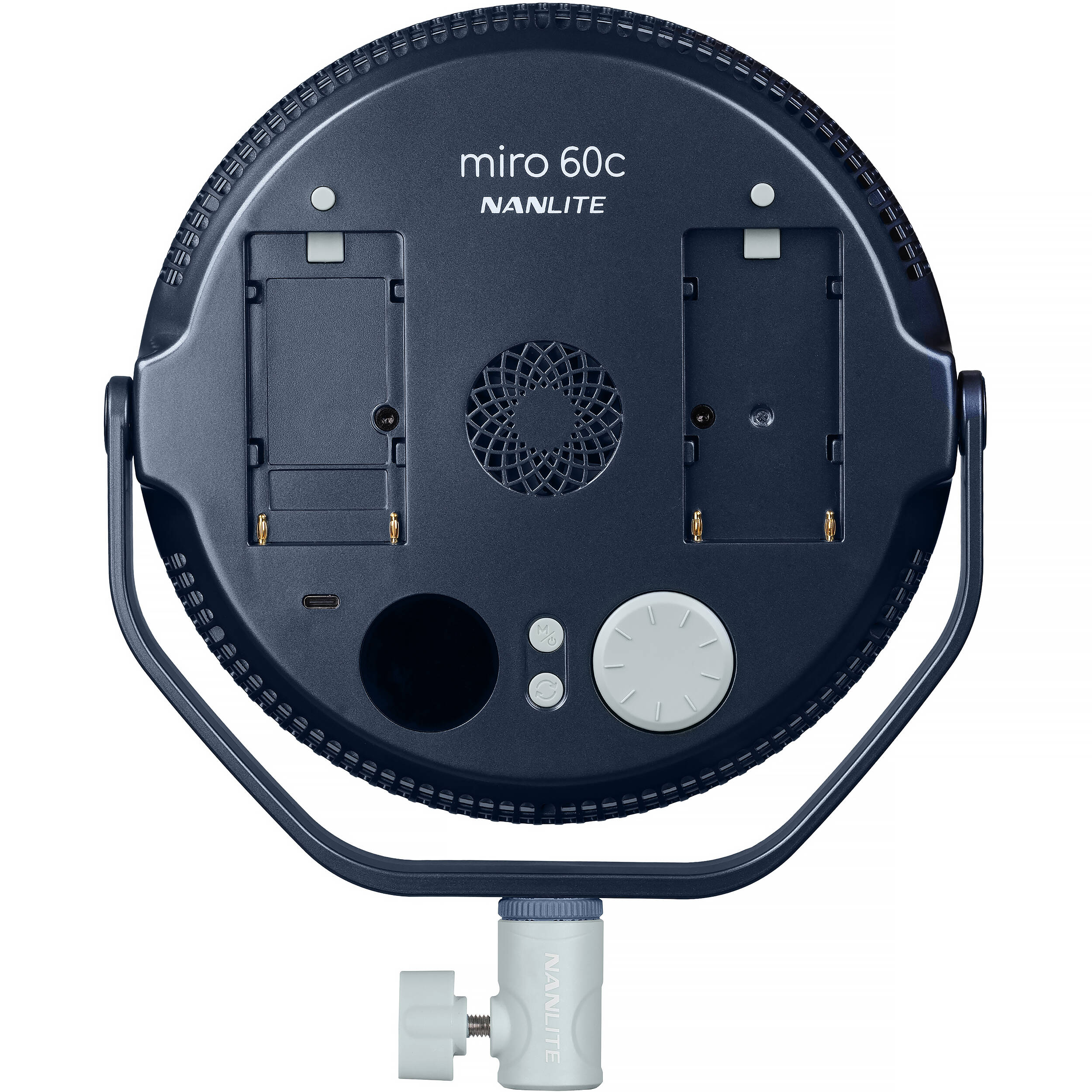 Nanlite miro 60c RGB Round LED Light Panel (Midnight Blue)